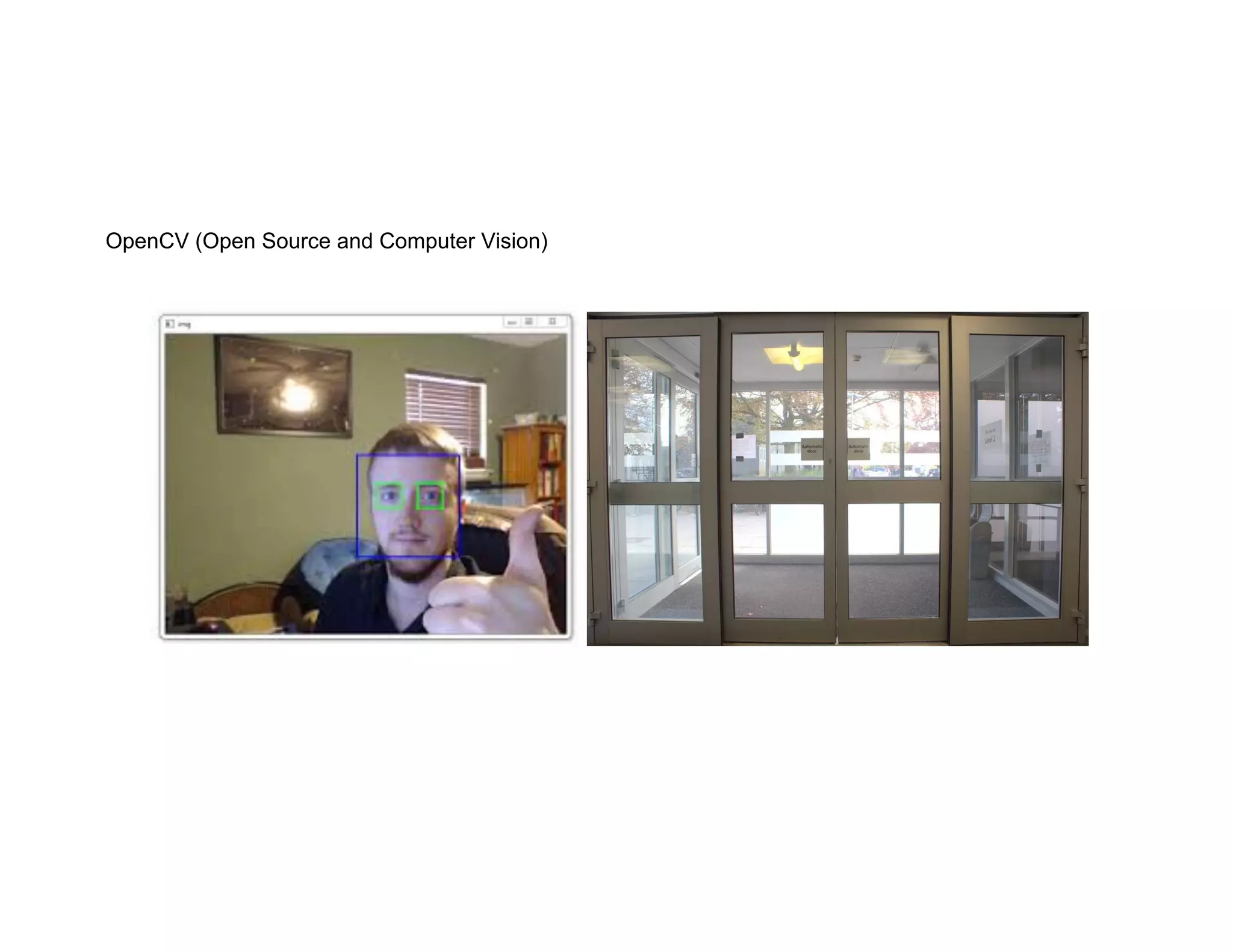 OpenCV (Open Source and Computer Vision)
 