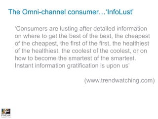 Today = new channels emerging every year