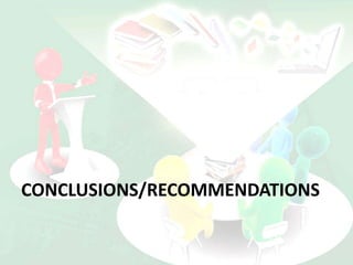 CONCLUSIONS/RECOMMENDATIONS
 