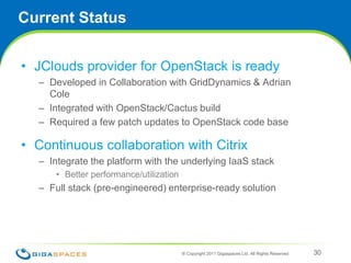 Multi-Tenancy® Copyright 2011 Gigaspaces Ltd. All Rights Reserved 27Elastic ServiceManagerAdd shared tenantGrid Service ContainerGrid Service ContainerTenant BAgentAgentTenant ATenant CAdd private tenant