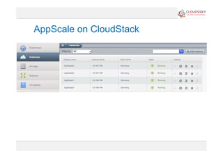 AppScale on CloudStack
 