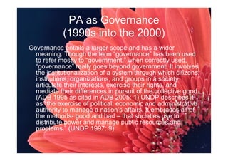 Public Administration as Governance | PDF