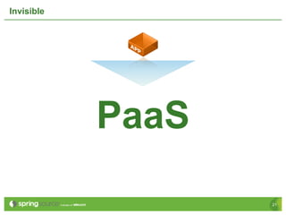 Invisible




            PaaS

                   21
 