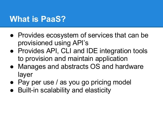 what is paas