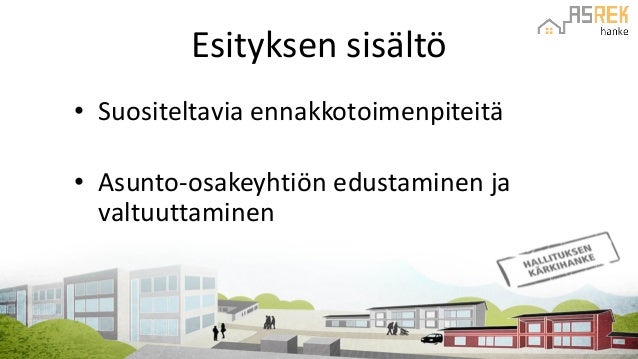 Asrek infotilaisuus Asrek infotilaisuus