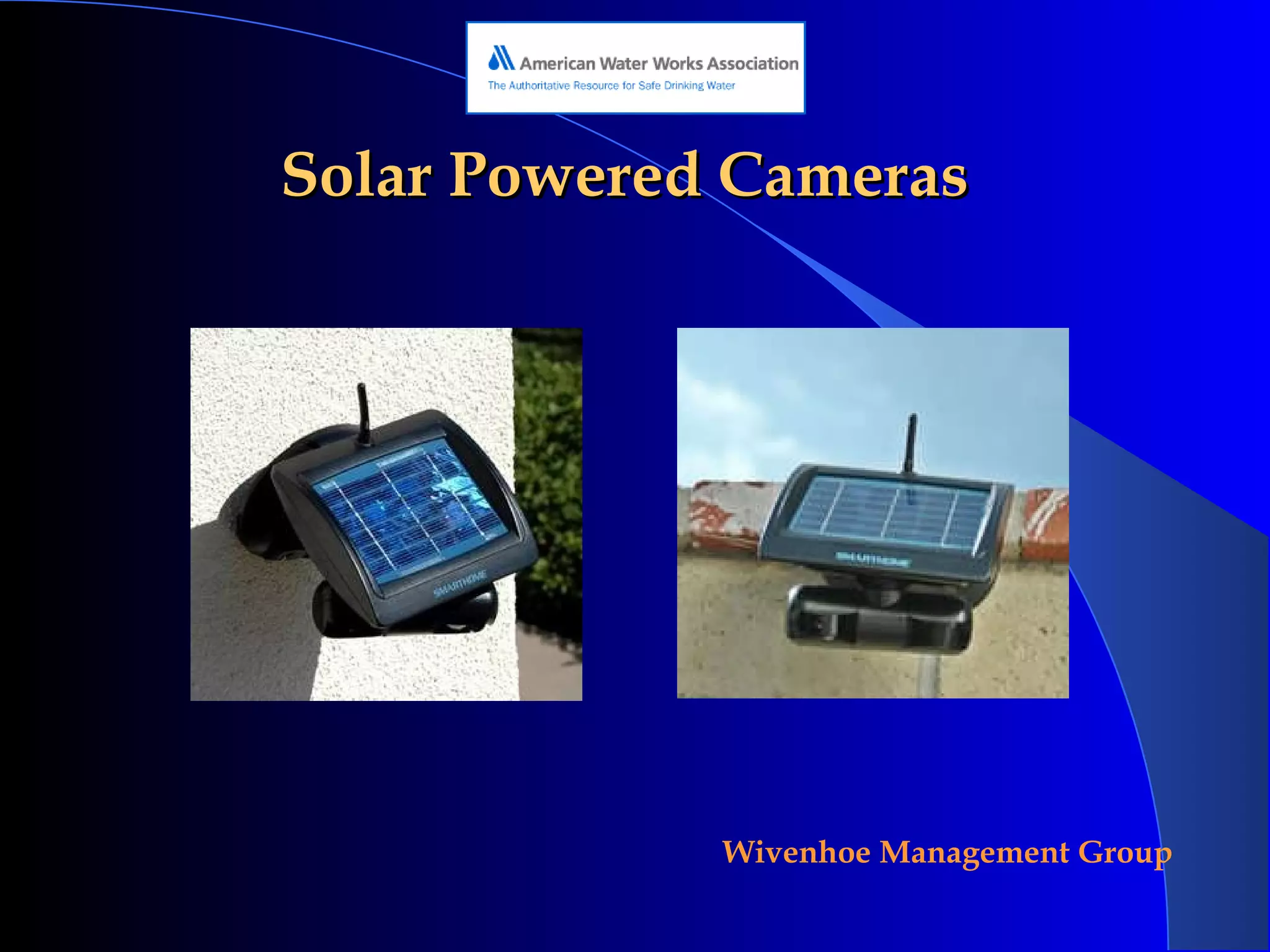 Solar Powered Cameras 