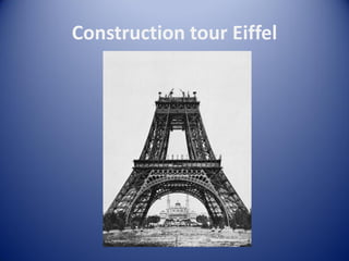 Construction tour Eiffel
 