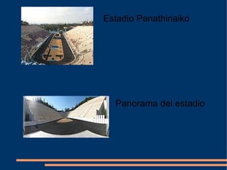 Estadio Panathinaiko Panorama del estadio 