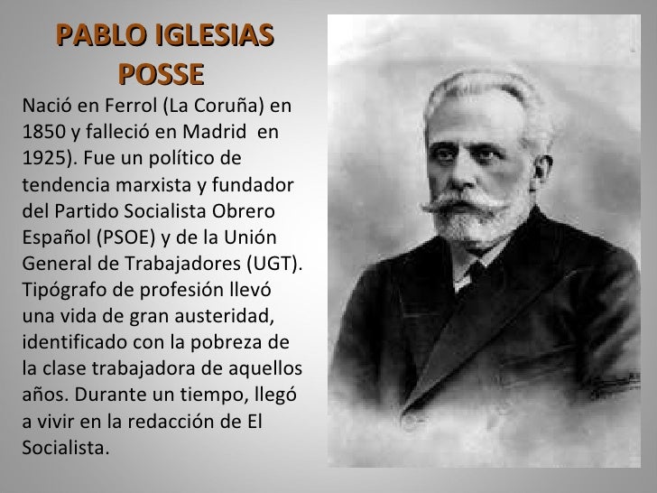 Frases De Pablo Iglesias Y Largo Caballero