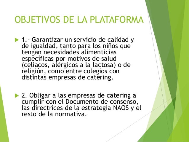 Plataforma por unos comedores escolares públicos de calidad Plataforma por unos comedores escolares públicos de calidad
