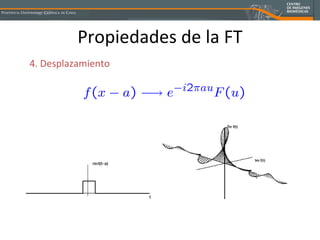 Propiedades de la FT 4. Desplazamiento 