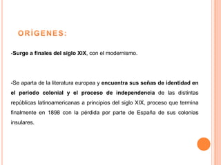 La Literatura Hispanoamericana