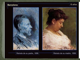 Se traslada “A Coruña” en 1891 con su familia, dónde estudiará arte por primera vez en la Escuela de Bellas Artes da Guarda, dónde su padre daba clases.