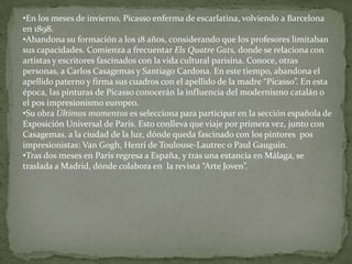 Pablo picasso: Vida y obra