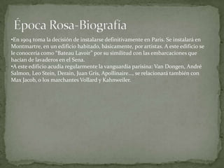 El nombre de “Época Azul”, proviene del crítico Pierre Daix, quien dijo que Picasso comenzó a pintar en azul.