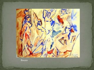El peinado (1906)Arlequín sentado (1905)