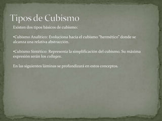 En 1907 se desarrolla la “Época Negra”, influenciado por una serie de manifestaciones  culturales, hasta entonces desconocidas en Europa, del África Negra.Protocubismo-BiografíaTriple influencia:Estatuaria románica e ibérica.Estatuaria del África Negra.Huella de Cèzanne =>Simplificación formal eliminando elementos accesorios.