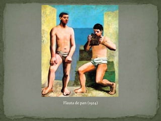 Rostros: egipcio, caucásicos y de influencia del arte africano e ibérico.Boceto