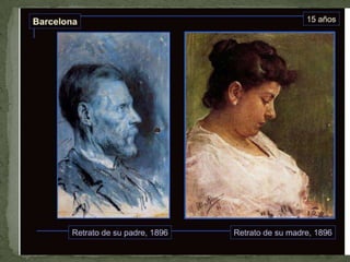 Se traslada “A Coruña” en 1891 con su familia, dónde estudiará arte por primera vez en la Escuela de Bellas Artes da Guard...
