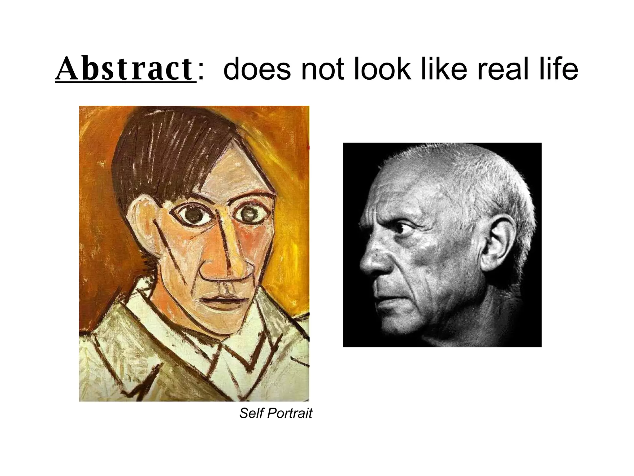 Abstract :  does not look like real life Self Portrait 