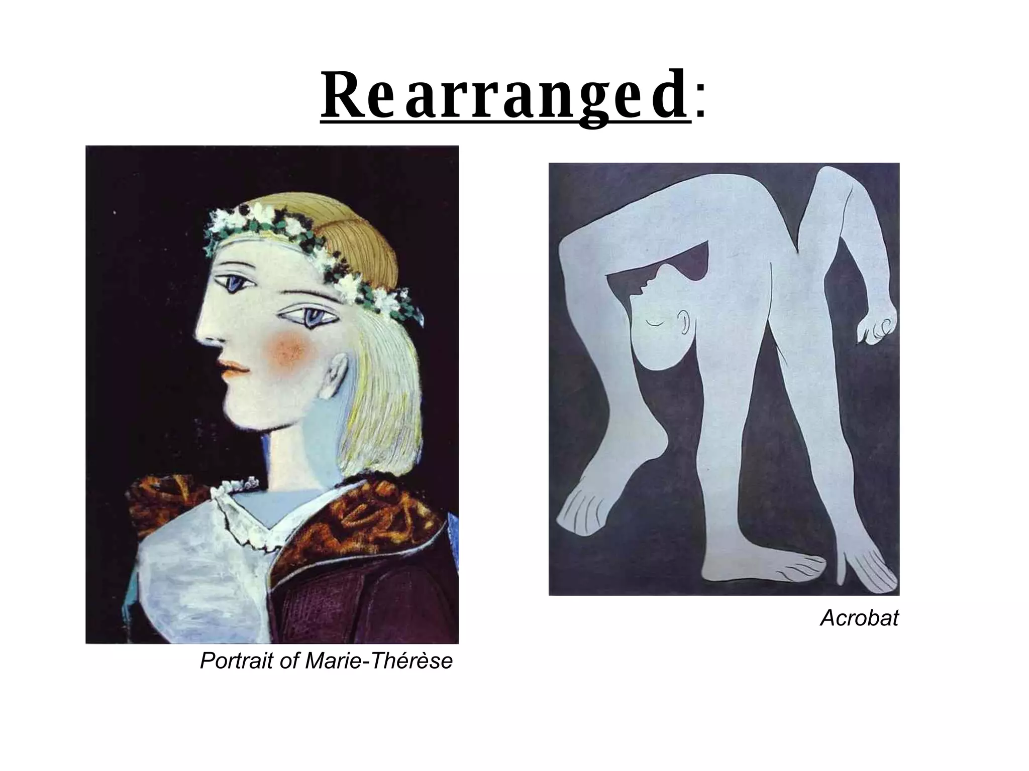 Rearranged : Portrait of Marie-Thérèse Acrobat 