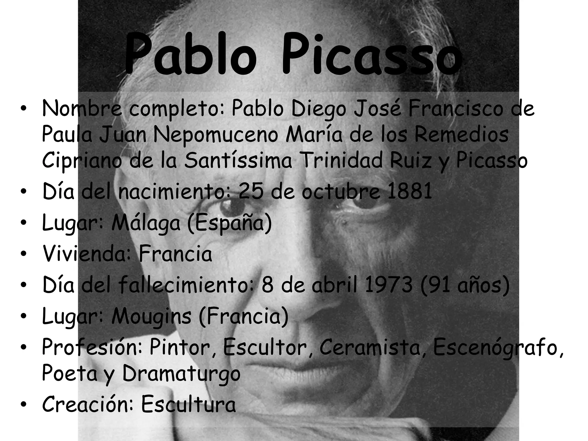 Pablo Picasso | PPTX