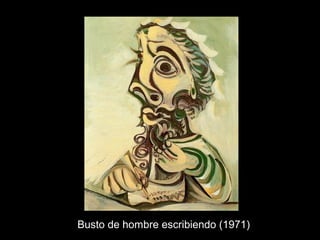 Busto de hombre escribiendo (1971)
 