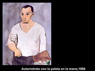 Autorretrato con la paleta en la mano,1906
 