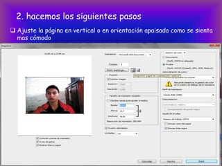 2. hacemos los siguientes pasos
 Ajuste la página en vertical o en orientación apaisada como se sienta
  mas cómodo
 