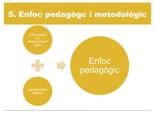 5. Enfocpedagògci metodològic