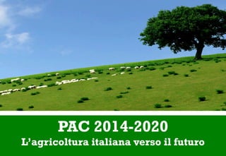 PAC 2014PAC 2014--20202020
L’agricoltura italiana verso il futuroL’agricoltura italiana verso il futuro
 