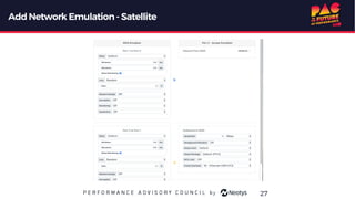 AddNetwork Emulation- Satellite
27
 