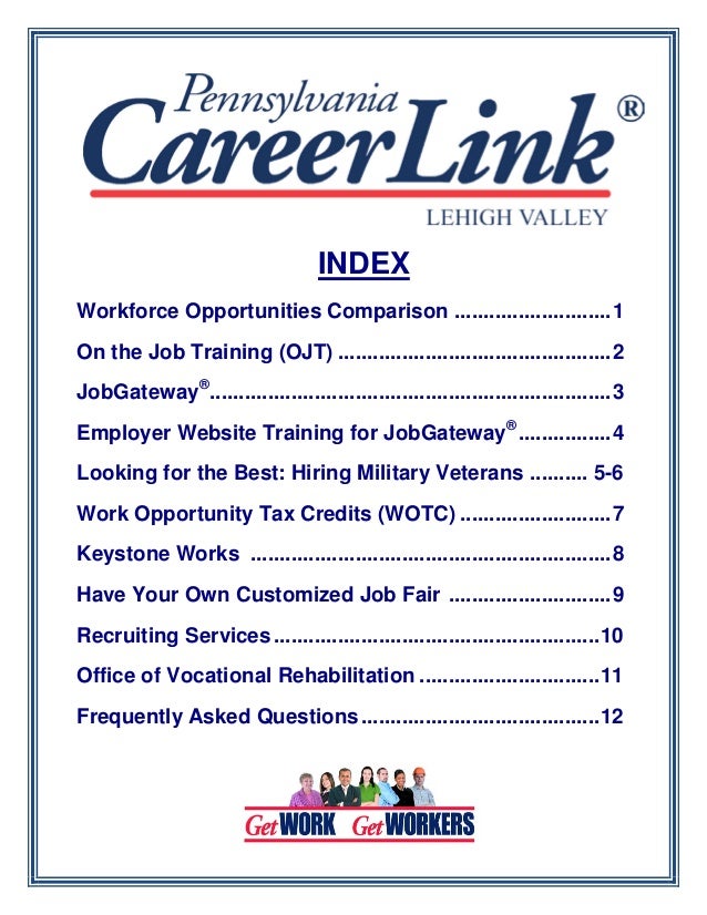 PA CareerLink Lehigh Valley - Employer Services