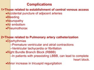 Pa catheter ctvac | PPTX