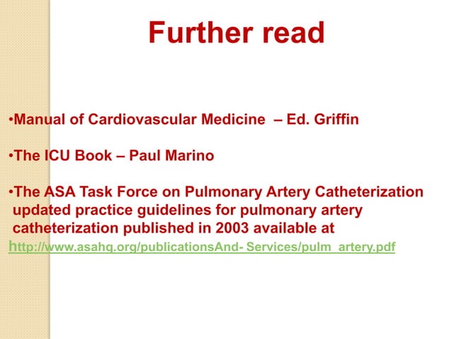 Pa catheter ctvac | PPTX | Heart and Cardiovascular Diseases | Diseases ...