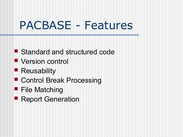 How To Master PACBASE For Mainframe In Only Seven Days