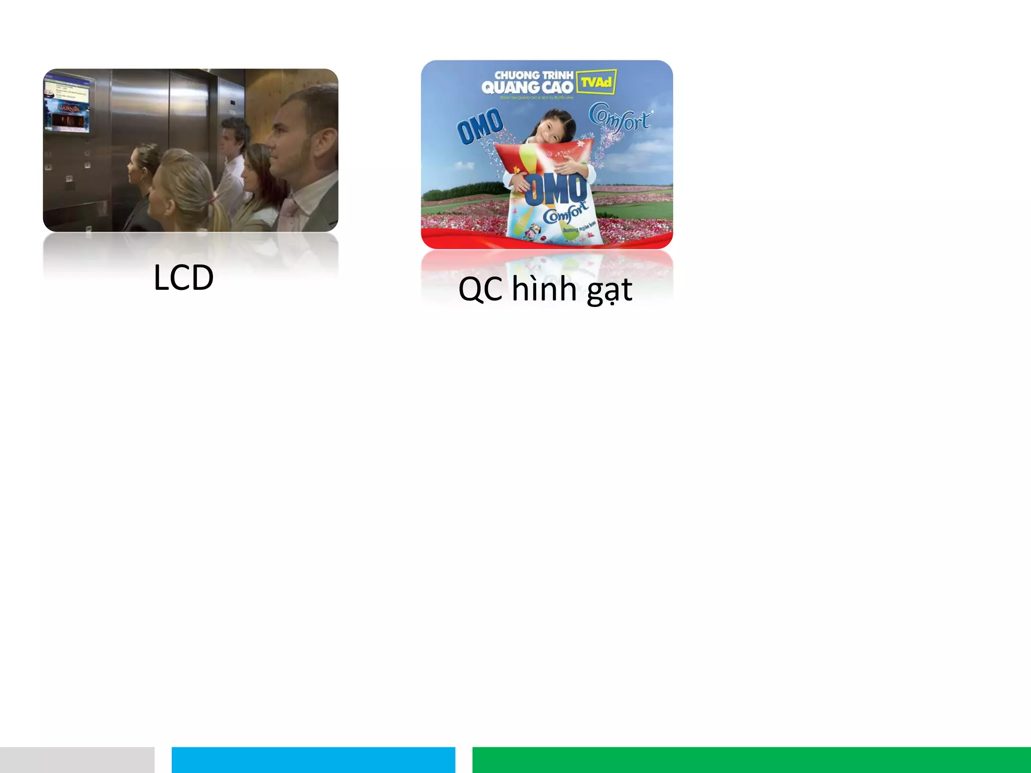 VHT
LCD QC hình gạt
Ambient
Marketing
 