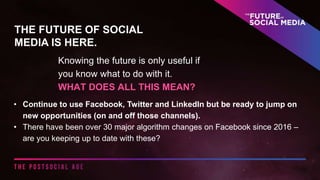 The future of social media : Beatrice Whelan
