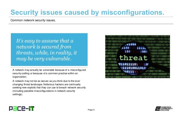 PACE IT Common Network Security Issues
