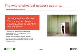 Physical Net Protection PACE-IT: Physical Network Security Control | PPTX