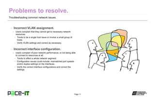 PACE-IT: Troubleshooting Common Network Issues | PPTX