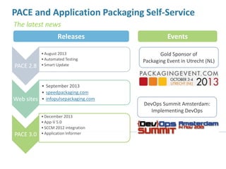 PACE and Application Packaging Self-Service Overview | PPTX