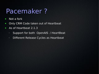 Linux Pacemaker Diagram Linux-HA with Pacemaker | PDF