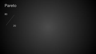 Pareto
80

20

 