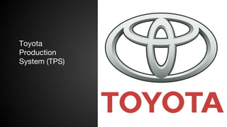 Toyota
Production
System (TPS)

 