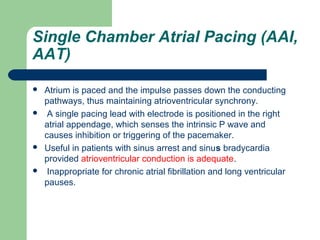 Pacemaker and anaesthetic implications | PPT