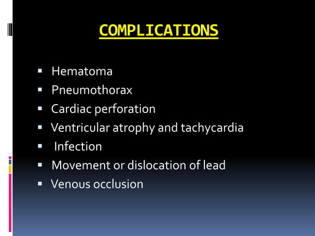 Pacemaker powerpoint presentation med surg | PPTX | Heart and ...