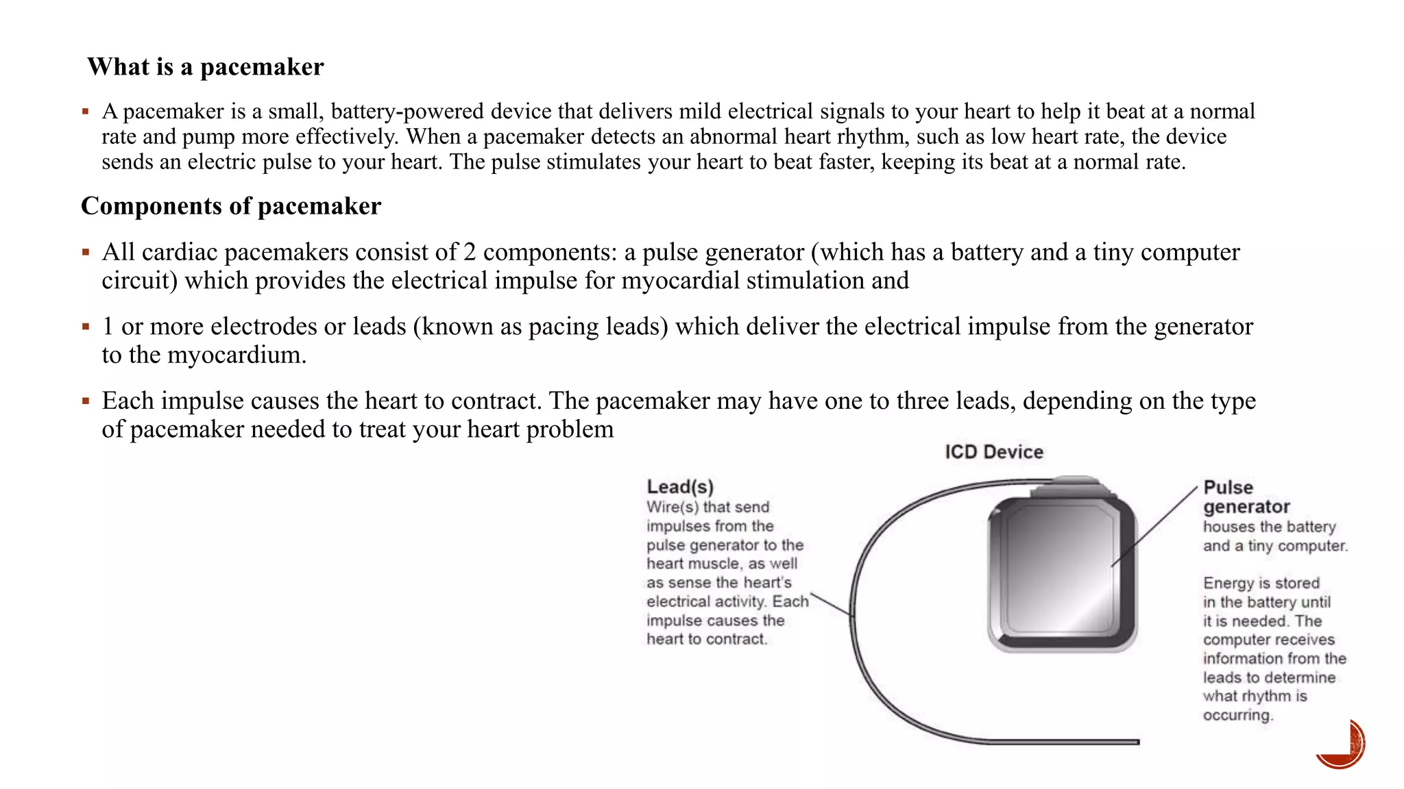Pacemaker implantation. | PPTX