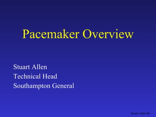 Pacemaker Overview ,[object Object],[object Object],[object Object],Stuart Allen 06 