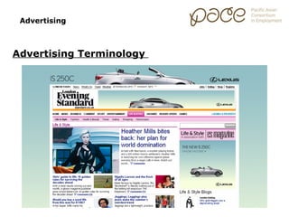 Advertising



Advertising Terminology
 
